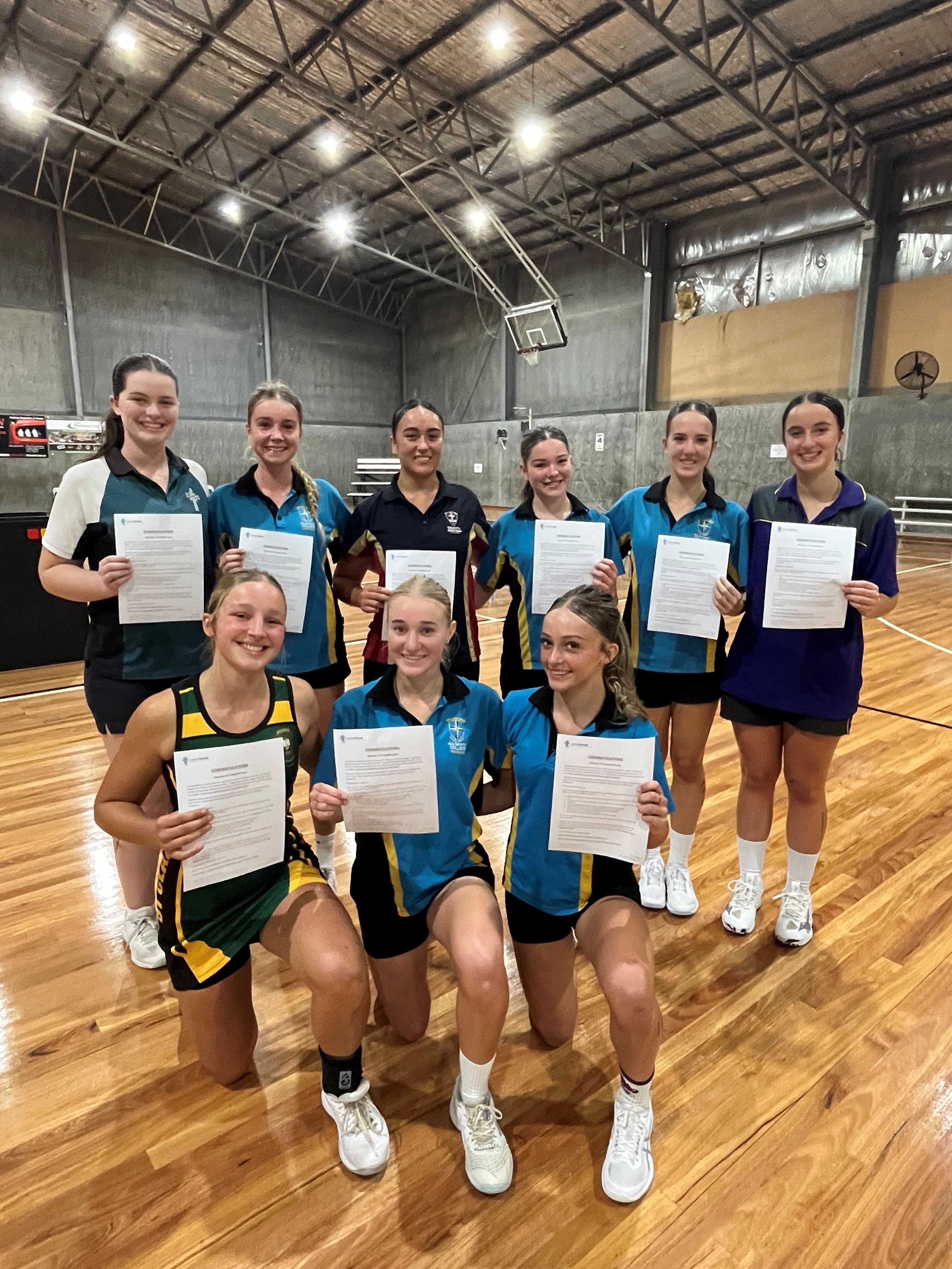 15 Girls Netball Team